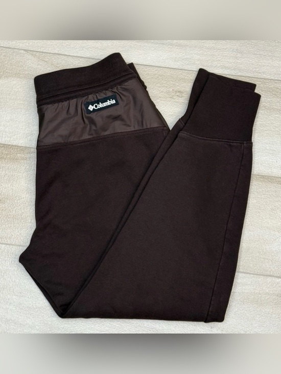 Columbia Pants - Women's Columbia Joggers with Drawstring Waist Pockets Size M Fleece 29x26.5